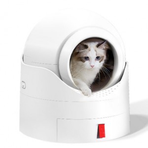 PetnessGOスクープフリー半自動猫用トイレボックススマートセルフクリーニング