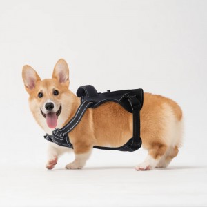 Vlastná taktická armádna vojenská vesta postroj pre psa Súprava taktického postroja na pracku pre psa s magnetom