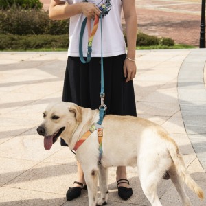 စက်ရုံမှ တိုက်ရိုက် အိမ်မွေးတိရစ္ဆာန် ပေးသွင်းသူ ရောင်စုံ Eco Friendly Cat Dog Pet Leash