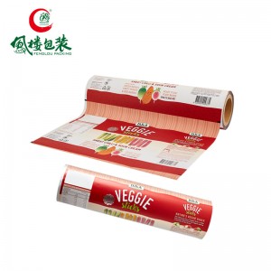 Op maat gemaakt recyclebaar materiaal van voedingskwaliteit voor groentesticks Chocolade Droge Vruchten Noten verpakkingsfolie met uitstekende bedrukking.