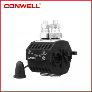 1kv Waterproof isolaasje Piercing Connector KW10-70A foar 16-95mm2 Aerial Kabel