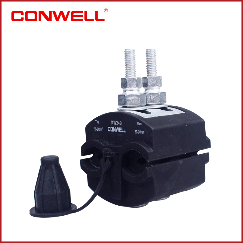 1kv водоустойчив изолационен пиърсинг конектор KW240 за 50-240 mm2 антенен кабел