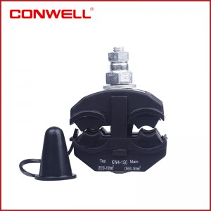 Conector perforador de illamento impermeable de 1 kv KW4-150 para cable aéreo de 35-150 mm2