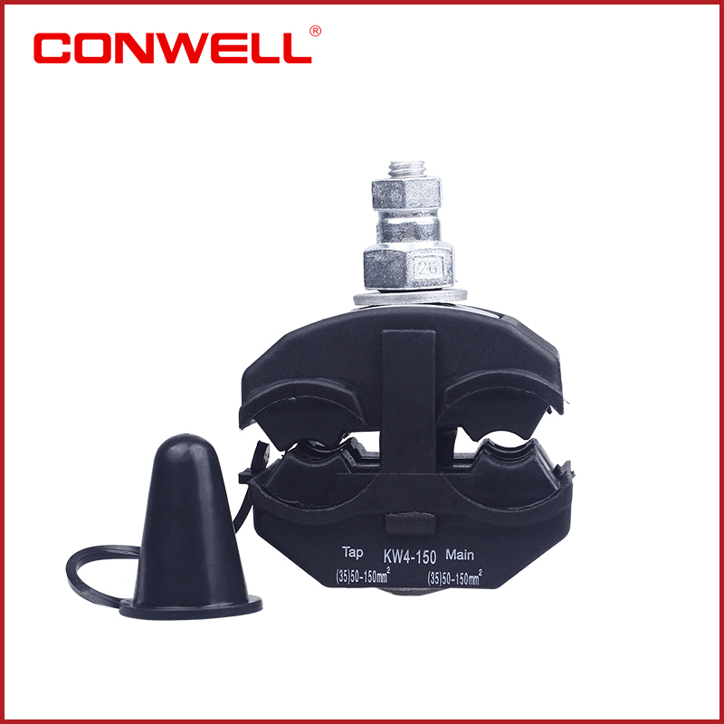 Conector perforante de aislamiento impermeable de 1 kv KW4-150 para cable aéreo de 35-150 mm2