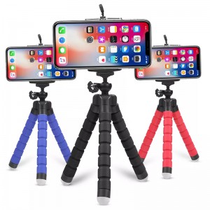 Kamera Video Selfie Stick Phone Stand Tripod untuk Live