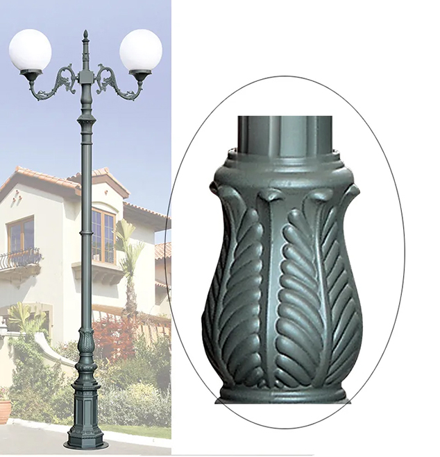 Lámpada de patio de estilo europeo