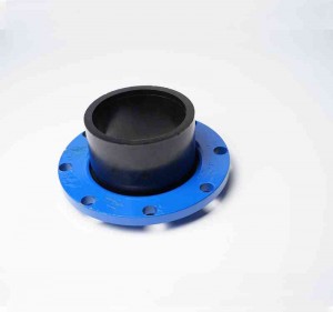 Flange Adaptor pikeun HDPE Pipe Plastik Collar Flange