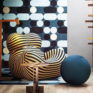 design en-gros Canapea single Lounge art chair fabric