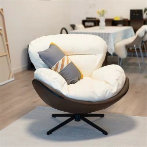 Fornecedor de cadeiras de deseño de sofás de tecido xiratorio moderno TECH