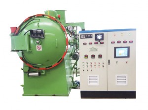 Vacuum oil quenching furnace Horizontal with do...