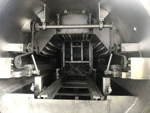 Vacuum oil quenching furnace Horizontal with double chambers