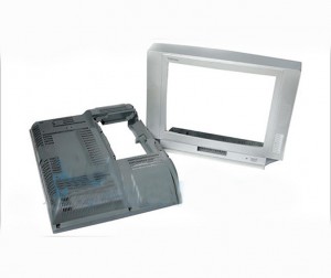 カスタムのファッショナブルで安価な LCD TV プラスチック ケース金型、LED TV バック カバー プラスチック部品射出成形金型中国メーカー