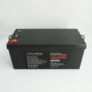 Rechargeable Deep Cycle BMS 12V 200Ah  Lithium Ion Pack Battery Lithium Cell LiFePO4