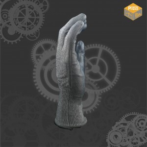 Powerman® ស្រោមដៃ PU ស្តើងបំផុតស្រោបដោយ 21 Gauge HPPE glove (ANSI/ISEA Cut: A3-5)
