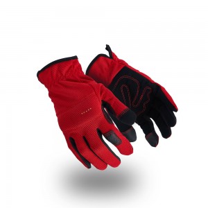 Powerman® Elastic Fabric Mechanial Glove, Qabashada Adag ee Guud Ujeedo Glove