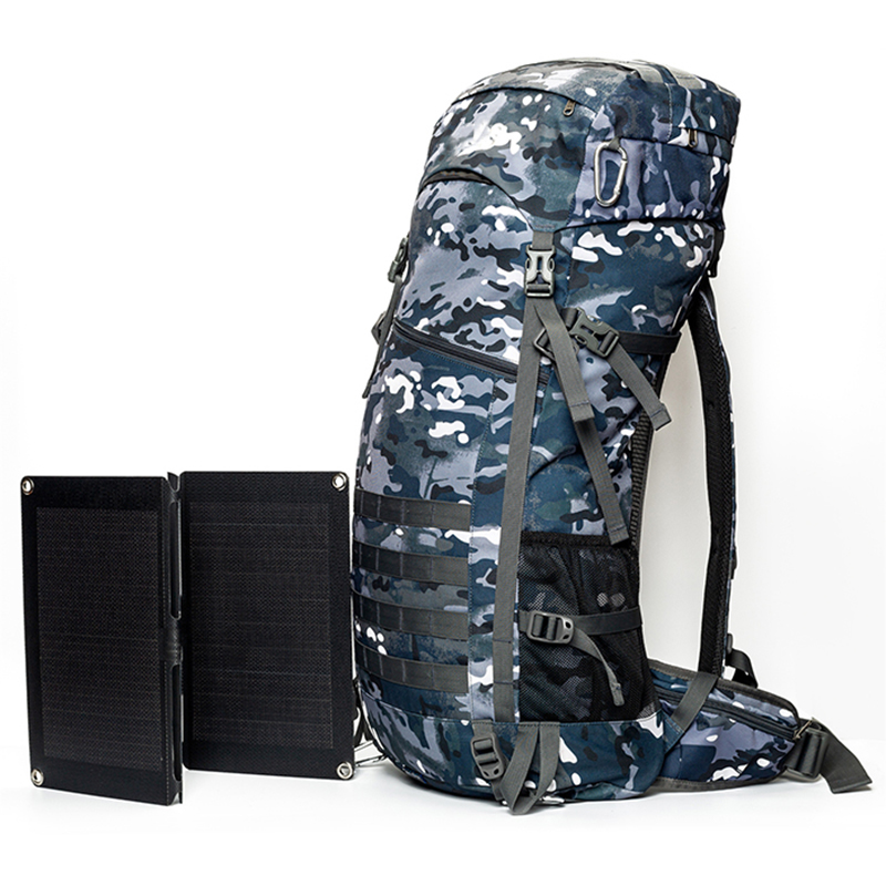 30W 002 Camouflage Solar hátizsák