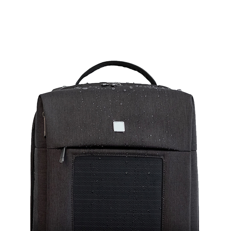 10W 001 Czarny plecak solarny