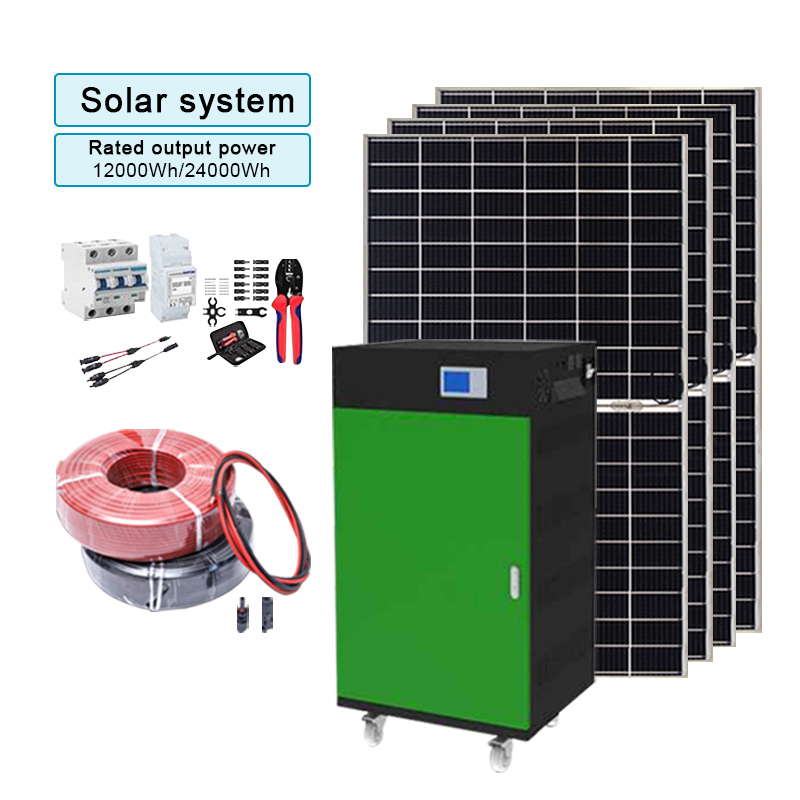 Sistema di energia solare 12000Wh/24000Wh