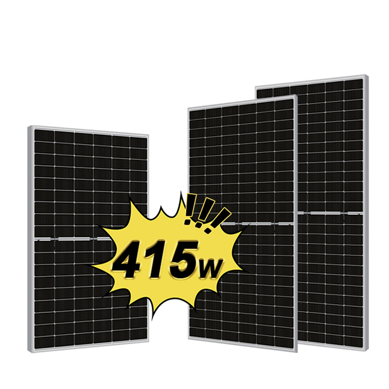 415w ორმაგი მინის პანელები Solares Solar Panel 108 Mono Cell 182mm ჩინეთში
