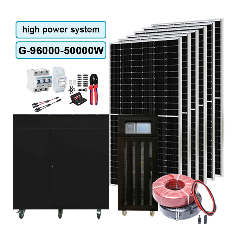 26000Wh&48000Wh&96000Wh Suna Elektrostacio Sistemo