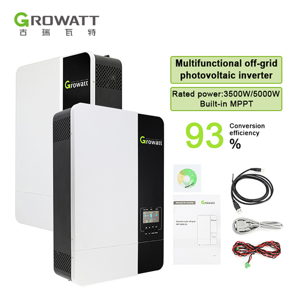 Growatt SPF 3500-5000ES 230VAC tegangan output off-grid inverter