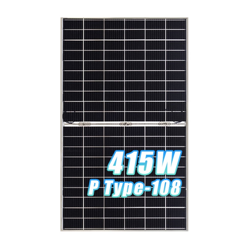 Panel Surya Kaca Tunggal Tipe-P 54hc-Bdvp 395-415 Watt Modul Bifacial