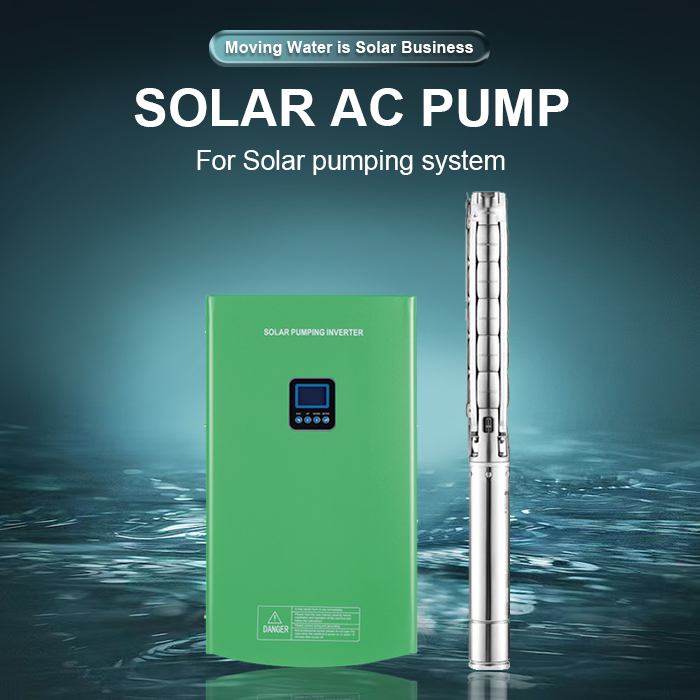 370w-150kw AC słoneczna pompa wodna wbudowana MPPT słoneczna pompa wodna głowica falownika może mieć 204 metry