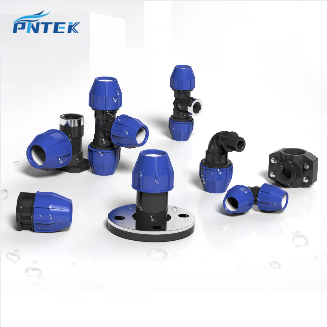 PP compression valves na fittings