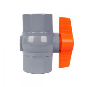 High Quality for Elbow Fitting 1/2 ” Pvc Plastic - PVC octagonal ball valve yellow handle for Vietnam marketing – Pntek