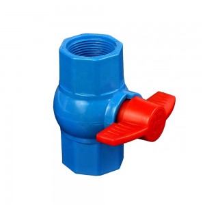 China Supplier Ball Cock Valve - PVC octagonal ball valve blue body for Bangladesh marketing – Pntek