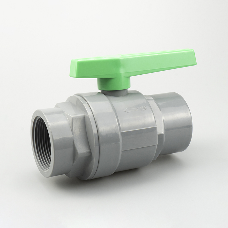 Vrhunski PVC kuglasti ventili Priključci za cijevi Dvodijelni kuglasti ventil sa plastičnom ručkom zelene boje Ručka od nehrđajućeg čelika 3M ventil