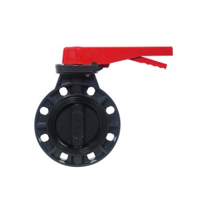 Competitive Price for 2 Way One Piece Butterfly PVC White Body Red Long Handle Compact Ball Valve
