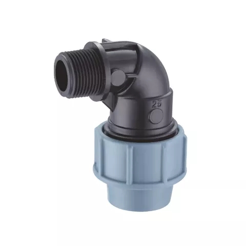 PP compression fittings blue color