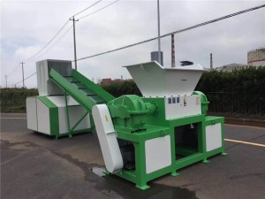 Máquina trituradora de residuos plásticos de doble eje