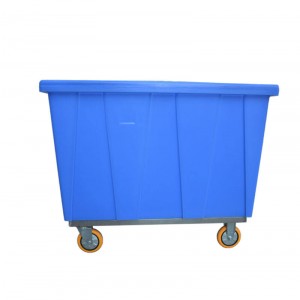 Die chinesische Fabrik liefert direkt Kunststoff-Wäschewagen / Wäschewagen für die Aufbewahrung von Stoffen mit höherer Qualität und niedrigerem Preis
