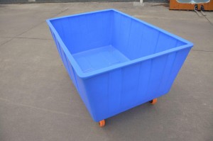 Tragbarer Pono-Wäschewagen aus Kunststoff für die Aufbewahrung von Stoffen zum besten Preis