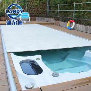 Allumnuim Shutter Pool Cover s automatskim lijepim krovom