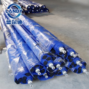 Capac de siguranță din PVC cu tuburi și role manuale