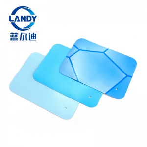 PVC vinyl 1,2 mm 1,5 mm modrá plastová vložka do bazénu