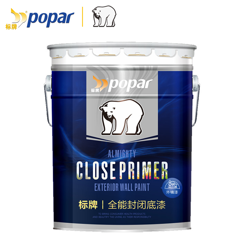 Poparpaint All-purpose Sealing Primer kanggo Tembok Eksterior (warna transparan)