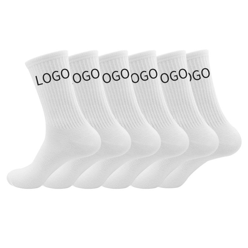 Anti-Rutsch-Socken mit individuellem Logo, rutschfeste Socken, Fußball-Fußball-Crew, lange Sportsocken