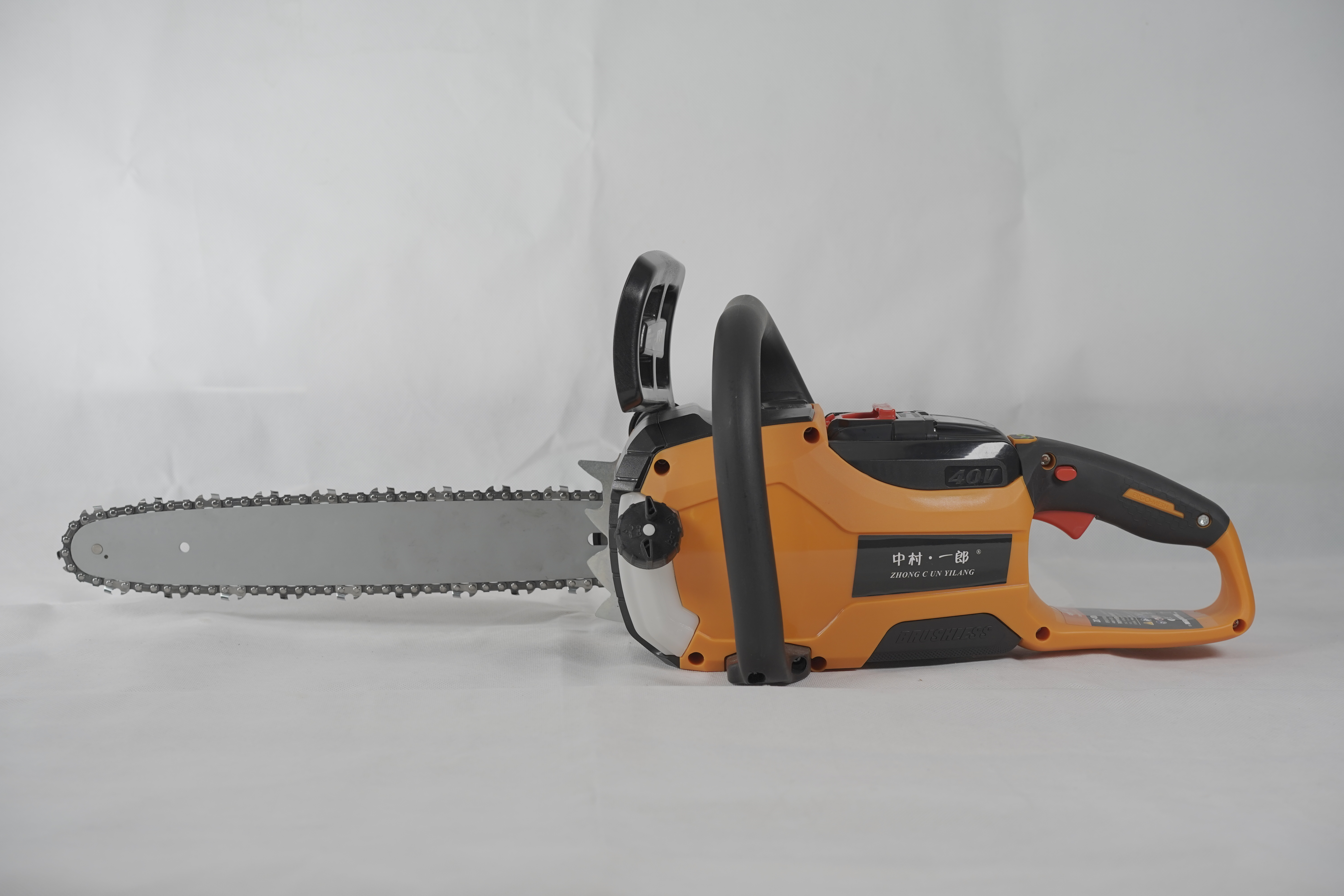 40V 14-Inch Brushless Electric Chainsaw ine Auto Chain Tension & Lubrication