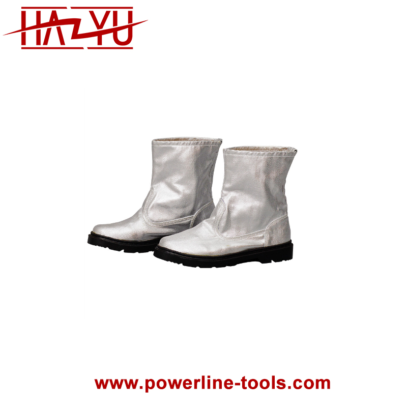 Παπούτσια με μόνωση από φύλλο αλουμινίου ανθεκτικά σε υψηλή θερμοκρασία