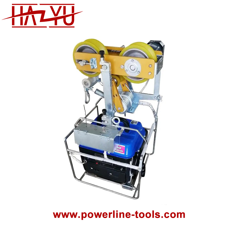 Power Line Construction Self-Moving Traction Machine para sa OPGW