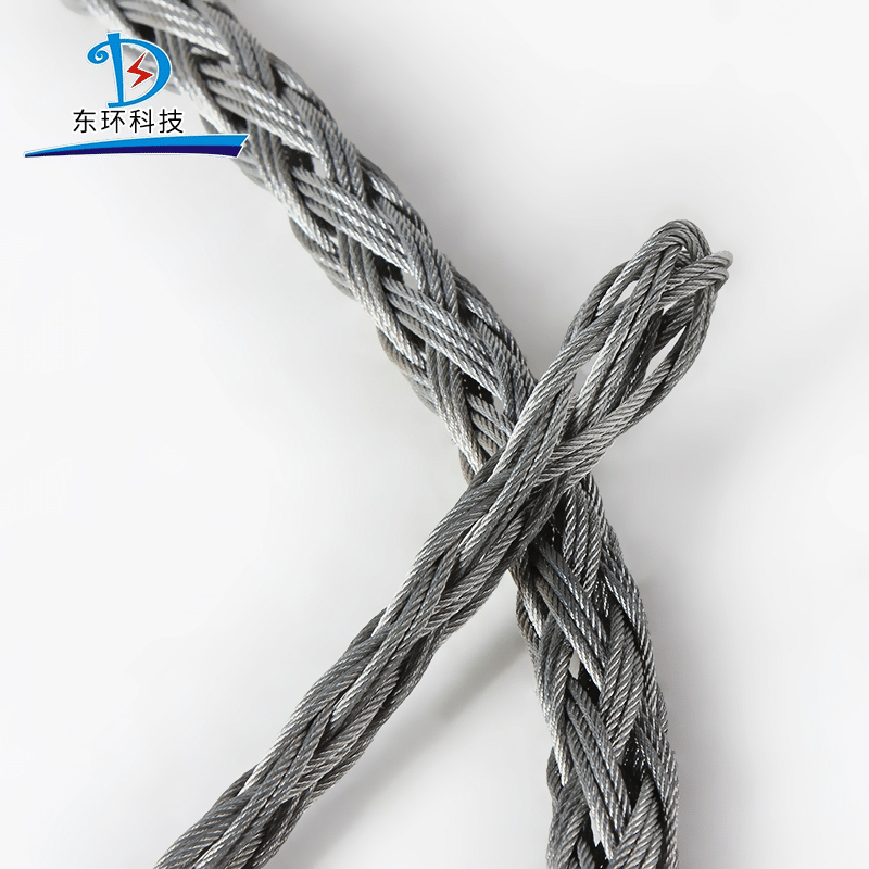 Vielinio lyno traukimo kabelio traukos tinklo rankovė Kabelio tinklelio kojinių jungtis