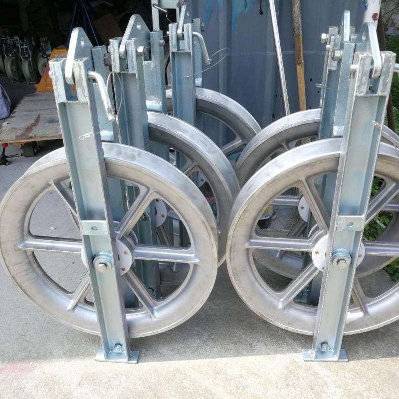 גלגלים 508 מ"מ אלומות חוט ארוזות גלגלת גלגלת מחרוזת בלוק