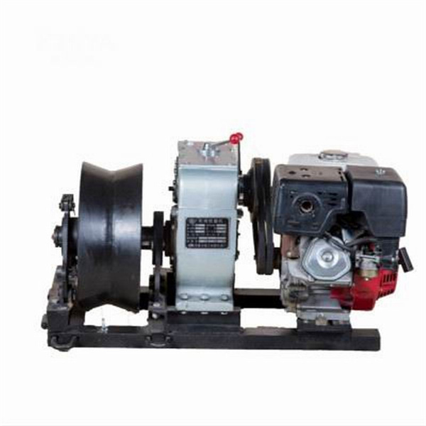 DIESEL GASOLINE ENGINE BIG DRUM TACTION CABLE PULLING WINCH