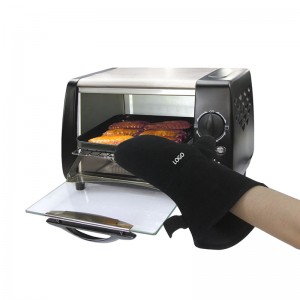 Sebaka sa mollo sa barbecue bbq se sa sebetsaneng le mocheso bbq grill kitchen gloves microwave oven ea letlalo mitts guantes