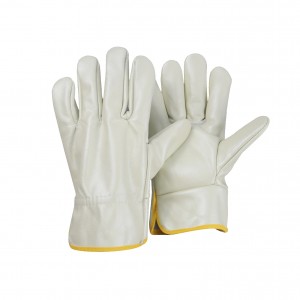 High Quality Cow Leather Water Proof Working Safety Gloves