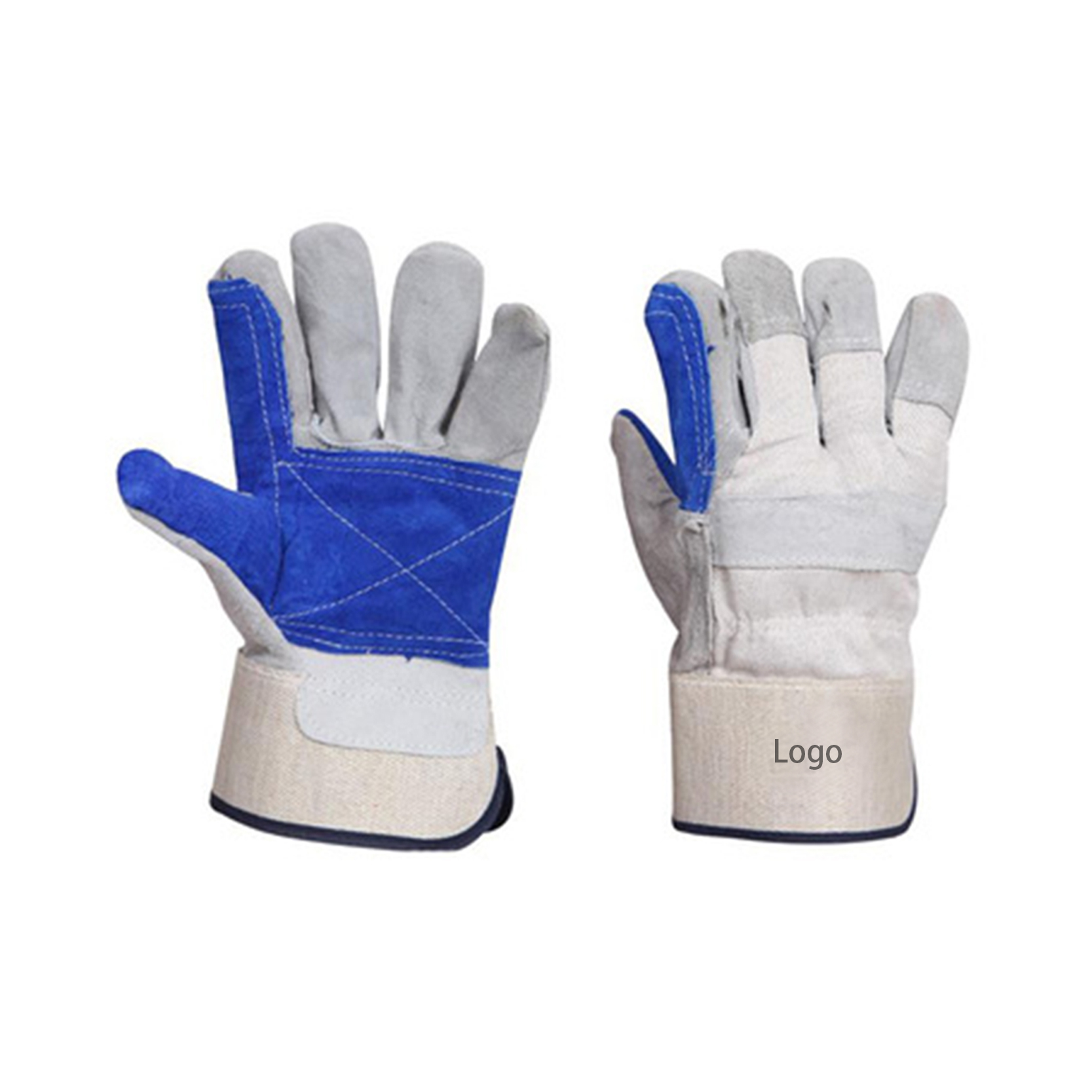 Zaščitne usnjene delovne rokavice za moške, vrtnarske rokavice, rokavice za vrv, gradbene rokavice